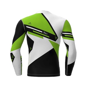 เสื้อแรชการ์ดแขนยาว ระบายอากาศ แห้งเร็ว ป้องกันแบคทีเรีย พิมพ์ลายด้วยเทคนิคการถ่ายเทความร้อน ผลิตจากโพลีเอสเตอร์และไนลอน สำหรับผู้ใหญ่ ใส่ได้ทั้งชายและหญิง - Product Image 4