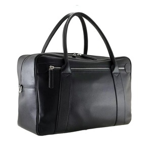 Sac de voyage pour homme en cuir véritable, sac de week-end tendance avec compartiment à chaussures, design original - Product Image 3