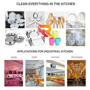 Lave-vaisselle industriel à ultrasons Rama RB1000 144L 1500W, nettoyage en profondeur haute performance pour cuisines commerciales - Product Image 6