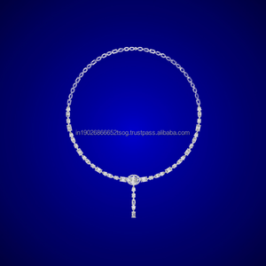 925 Sterling <b>Silver</b> Women's <b>Necklaces</b> with Lucky Pendants Fashionable Zircon Jewelry for Festive Wedding Gifting - Product Image 6