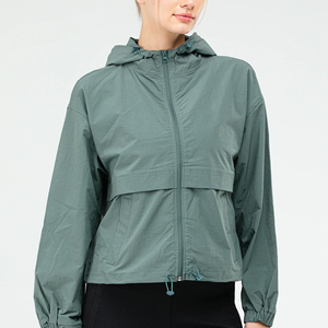 Chaqueta Cortavientos Casual para Mujer, Ligera, para Viajes, Venta al Por Mayor de Fábrica, Chaqueta Premium con Cierre Frontal para Mujer - Product Image 3