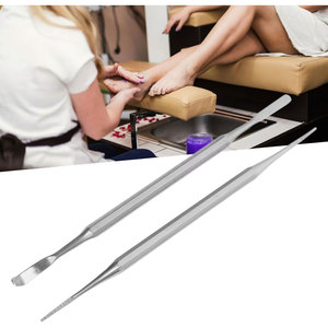 Lime à ongles double face en acier inoxydable pour ongles incarnés, avec design à queue courbée pour un soin des ongles efficace et une pédicure optimale - Product Image 5