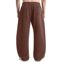 Pantalon de survêtement ample et large pour homme, personnalisé, en molleton, avec cordon de serrage à la taille élastique, pour commande en gros