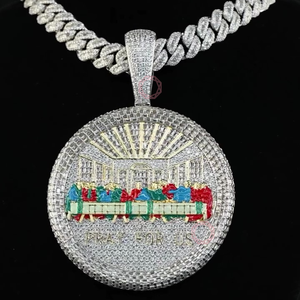 Collier pendentif personnalisé Hip Hop Street Legend, bijoux fins, pendentifs et breloques, bijoux de mode pour homme - Product Image 1