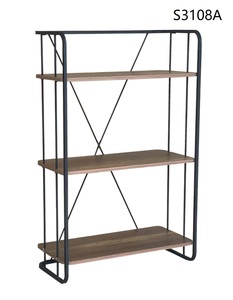 Estantería Metálica Industrial de 3 Niveles / Estante de Almacenamiento para Libros - Product Image 4