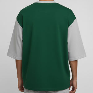 Camisetas de hombre de dos tonos al por mayor en stock, 100% algodón, 180GSM, estilo vintage lavado, hombros caídos, oversize - Product Image 6