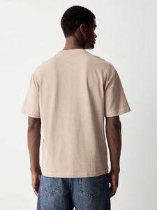 Camiseta Casual de Manga Corta para Hombre, 100% Algodón, Corte Holgado, Estilo Oversize, Transpirable, con Impresión de Logotipo Personalizado - Product Image 2