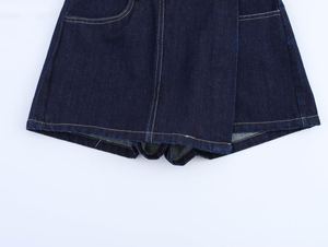 Conjunto Casual de Mezclilla para Mujer, Estilo Retro con Bolsillos, Primavera Verano, Venta al Por Mayor Personalizada - Product Image 4