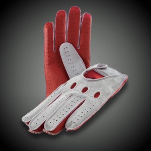 Guantes de Conducción de Cuero para Hombre de Alta Calidad, Transpirables, Antideslizantes, con Protección UV, Antivirus, para Ciclismo, Deportes al Aire Libre y Pesca - Product Image 2