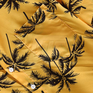 Chemise hawaïenne florale pour homme à manches courtes, boutonnée, imprimé tropical, décontractée, idéale pour la plage, les fêtes estivales, les stations balnéaires et les voyages - Product Image 3