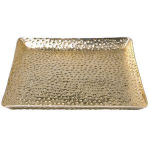 Plateau en laiton élégant, plat de service décoratif moderne, vaisselle en métal de qualité supérieure pour la maison, la salle à manger, la présentation en restaurant - Product Image 2