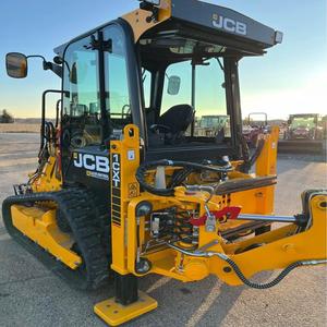 Chargeuse compacte sur chenilles JCB 1CXT d'occasion, robuste, moteur 49 CV, pompe hydraulique, chargeuse frontale efficace, équipement de terrassement - Product Image 2