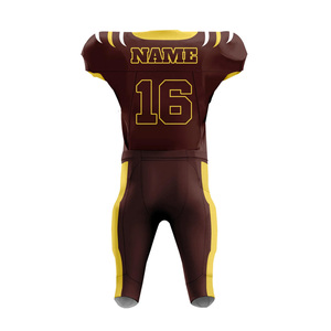 Uniforme de Fútbol Americano Unisex Corto, Transpirable y que Absorbe la Humedad, Hecho a Medida, Precio de Fábrica, MOQ Bajo, Fabricación Profesional - Product Image 3