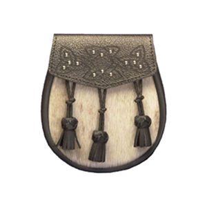 Sporran écologique en cuir écossais à carreaux pour usage extérieur avec options personnalisables, Sporran écossais fait main en cuir PU - Product Image 6