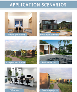 Casa Container Prefabbricata Ecologica per Soggiorno in Villa, Cabine sul <span class=keywords><strong>Lago</strong></span>, Resort all'Aperto, Campeggio, Minimalista e Modulare Personalizzabile - Product Image 5