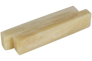 Ébauches de nut et de selle de guitare en os de buffle écologiques ILAHI, polies, carrées, de haute qualité - Product Image 1