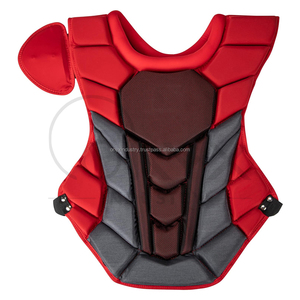 Durable Breathable Polyester/EVA <b>Foam</b> Baseball Chest Protector for Adults Kids Shockproof Adjustable Abdomen Shoulder Sports - Product Image 5