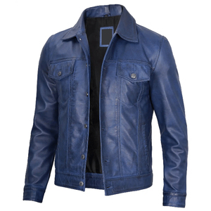 Top Hot Premium Quality <b>Leather</b> <b>Jacket</b> for Men Style with 100% Original Cow Hide <b>Leather</b> <b>Jacket</b> OEM Serviced Customized - Product Image 6