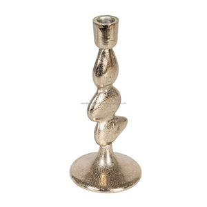 Cast Aluminum Stacked Taper Candle Holder - Product Image 4