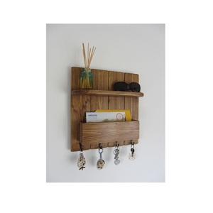 Wooden <b>Key</b> <b>Hook</b> Signature Residential <b>Wall</b> Utility Crafted to Celebrate Organized Spaces with Sophisticated Decorative Style - Product Image 6