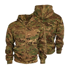 Vêtements de chasse en coton imperméable personnalisés sublimés en gros, vêtements de randonnée, de camping et de chasse, sweat-shirt camouflage avec capuche - Product Image 1
