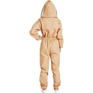 Combinaison d'apiculteur de haute qualité 2026, protection intégrale avec voile, couleur beige, coupe classique, pour l'apiculture - Product Image 3