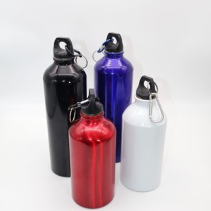 Wholesale 600ML Premium Aluminum Sport Water Flask Leak-Proof with Screw Cap Vietnam Manufacturer's Premium <b>Metal</b> Bottle - Product Image 5