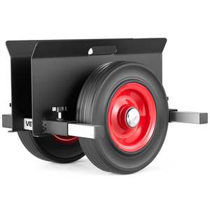 Chariot de déplacement pour cloisons sèches, capacité de charge de 1000 lb, roues en caoutchouc de 10 pouces, pince réglable, chariot pour panneaux en acier, matelas, portes - Product Image 1