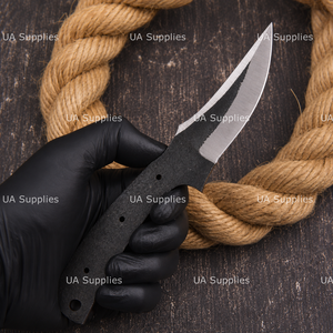 Lame de couteau de chasse et de bushcraft en acier à haute teneur en carbone 1095, ultra-affûtée, forgée à la main, qualité DIY, production directe usine OEM - Product Image 2