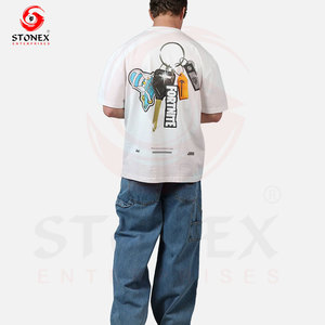 T-shirt graphique streetwear surdimensionné pour homme 100 % coton, d'inspiration vintage, coupe ample, respirant et écologique, design personnalisable - Product Image 6