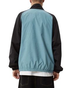 Veste coupe-vent décontractée pour homme, col montant, à capuche, en polyester/coton, avec logo imprimé par transfert thermique, personnalisable OEM - Product Image 6