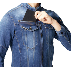 SALDI BURTLE 5011 Veste de travail en jean pour homme, style workwear, durable, utilitaire, légère, industrielle, directement du Japon - Product Image 2