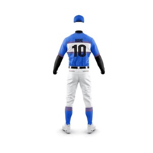 Unisex Custom <b>Baseball</b> Uniform Quick Dry Breathable Full Button Jersey Set Recyclable Team Sportswear OEM - Product Image 5