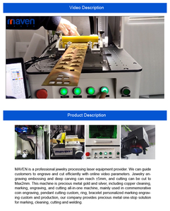 Máy Cắt Vàng Bạc 120W <span class=keywords><strong>Maven</strong></span> Sâu Khắc Laser Đánh Dấu Máy Sợi Laser Vật Liệu Kim Loại <span class=keywords><strong>3</strong></span> Trục Laser Đánh Dấu - Product Image 4
