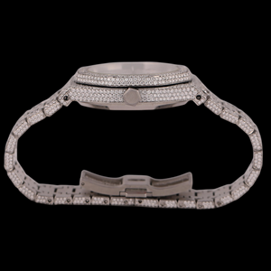 High Quality Fully <b>Iced</b> <b>Out</b> Luxury Moissanite Diamond Round Case Shaped Attractive Hip Hop Style Designer Man's <b>Watch</b> - Product Image 5