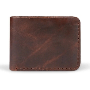 Portefeuille personnalisé pour homme, style court, avec clip, bouton, multi-cartes, en cuir, pochette avant, pour gentleman américain - Product Image 3