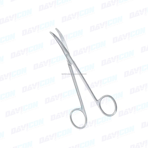 กรรไกรผ่าตัดเสริมจมูก fomon มาตรฐานระดับมืออาชีพขนาด13.5ซม. ตรง/ตรงวัสดุสแตนเลสและพลาสติก - Product Image 2