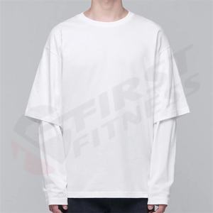 T-shirt Homme Designer Coupe Droite Qualité Supérieure 100% Coton Tissu Satiné Teint en Pièce Anti-rétrécissement Manches Courtes Marque 280gsm - Product Image 6