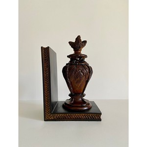 Mango <b>Wood</b> Bookends Handcrafted Natural Brown Wholesale Moradabad India - Product Image 3