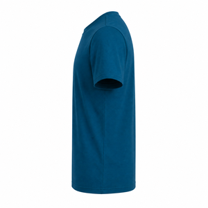 Camiseta Casual de Manga Corta para Hombre, Cuello Redondo, Color Verde Azulado, 100% Algodón Tejido, Estilo Clásico, Minimalista, para Uso Diario - Product Image 2