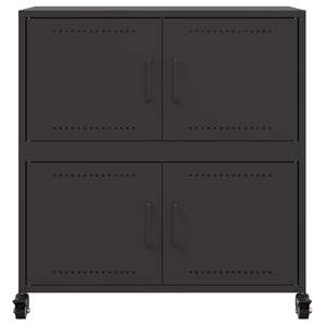 Aparador Rectangular Mediano Negro Hecho de Acero Laminado en Frío - Product Image 6