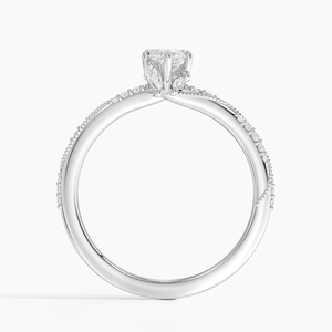Anillo BOJ 0150 con Corte Marquise, Plata 925, Engaste de Puntas para Alivio de Migrañas, Anillo Solitario con Diamante de 2ct, Color D, VVS1, Moissanita GRA, Precio Bajo - Product Image 3