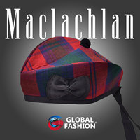 Chapeau Glengarry en Tartan de Clan Formel pour les Performances de Danse des Highlands et les Célébrations Culturelles 100% Laine Acrylique