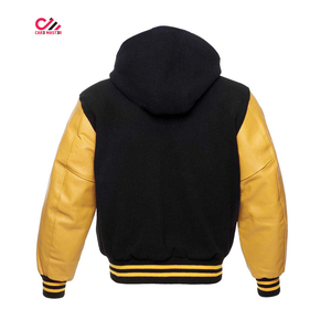 Wholesale Factory Made Best Price Letterman Varsity <b>Jacket</b> Chenille <b>Patches</b> Wool Leather Sleeves OEM Men Varsity <b>Jacket</b> - Product Image 2