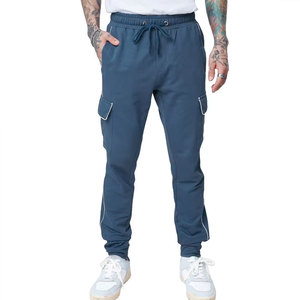 Pantalon décontracté pour homme, délavé, pour le sport et le fitness, pantalon de survêtement, pantalon de jogging, OEM - Product Image 5