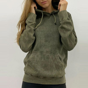 Sudaderas con Capucha Slim Fit para Mujer con Lavado Ácido, Sudaderas con Capucha de Alta Calidad para Mujer con Lavado Ácido, Sudaderas con Capucha para Mujer con Lavado Ácido y Logotipo Personalizado para Venta en Línea - Product Image 4