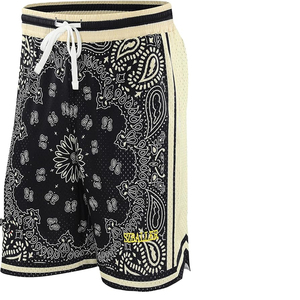 ผู้ผลิตกางเกงบาสเก็ตบอลตาข่ายผู้ชายแบบ OEM ODM มีกระเป๋าข้าง เอวยางยืดพร้อมเชือกผูก  รับพิมพ์ลายแบบ Sublimation 3D - Product Image 2