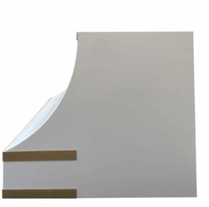 Hotte de cuisine blanche artisanale, style ferme classique, murale, avec design cheminée attrayant - Product Image 6