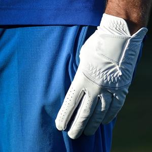 Nouveau Style gants de Golf bon produit en peau de mouton Durable confortable en cuir véritable tissu vêtements de sport à la mode gants de Golf adulte - Product Image 5