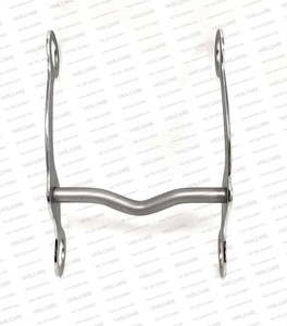 Bocado de cría para ponis, cromado, para equitación, entrenamiento y control, equipo ecuestre Vaslcare - Product Image 2